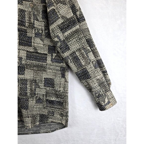 Georg Roth of Germany Shirt Sz 40/M Business Casual Geometric Abstract Textured - Picture 12 of 15
